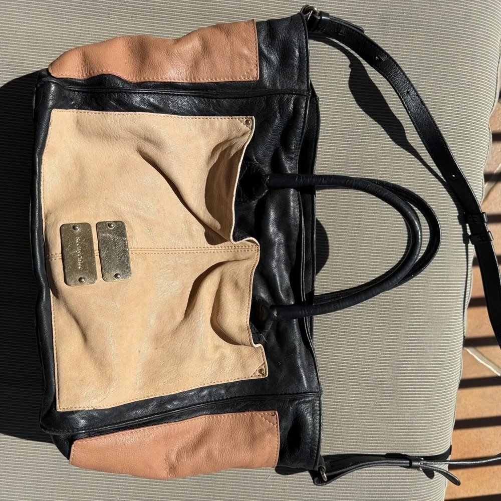 See By Chloe Black, Blush & Pink Leather Tote Bag